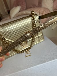 Image 10 of Christian Dior Diorama Medium Gold Chain Bag