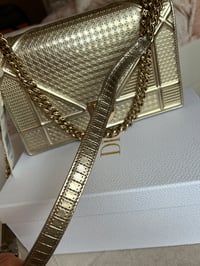 Image 11 of Christian Dior Diorama Medium Gold Chain Bag