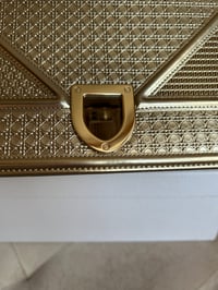 Image 15 of Christian Dior Diorama Medium Gold Chain Bag