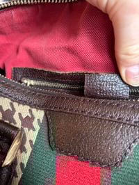 Image 20 of Gucci Houndstooth Boston Vintage Bag