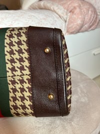Image 11 of Gucci Houndstooth Boston Vintage Bag