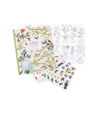 Image 3 of Botanist sticker book -Le jardin de moulin