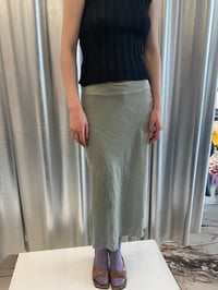 Image 5 of Mohair ribb knitted top black 