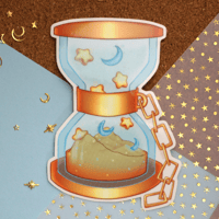 Image 1 of Celestial Hourglass Sticker