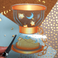 Image 2 of Celestial Hourglass Sticker