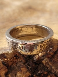 Image 3 of Commande sur mesure : Bague shilling plaqué argent taille 71