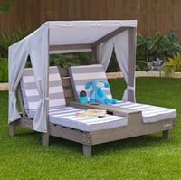 Image 3 of Astaire Double Chaise Lounge - Pebble