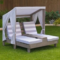 Image 5 of Astaire Double Chaise Lounge - Pebble