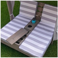 Image 9 of Astaire Double Chaise Lounge - Pebble