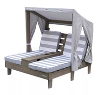 Image 1 of Astaire Double Chaise Lounge - Pebble