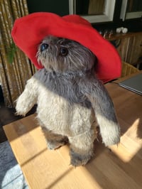 Image 1 of Gabrielle Aunt Lucy Grey Bear with Hat