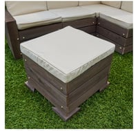 Image 7 of Bardot Sectional With Ottoman & Umbrella - Oatmeal 