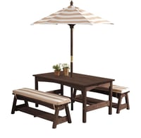 Image 1 of Monroe Patio Set - Oatmeal & Ivory 