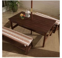 Image 4 of Monroe Patio Set - Oatmeal & Ivory 