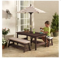 Image 3 of Monroe Patio Set - Oatmeal & Ivory 