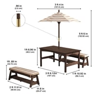 Image 8 of Monroe Patio Set - Oatmeal & Ivory 