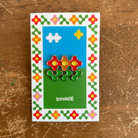 Flower Pin Badge