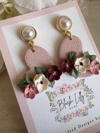Floral Heart Earrings 