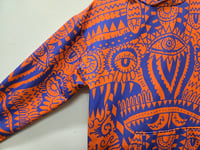 Image 2 of Geometric Realms Hoodie Purple And Orange