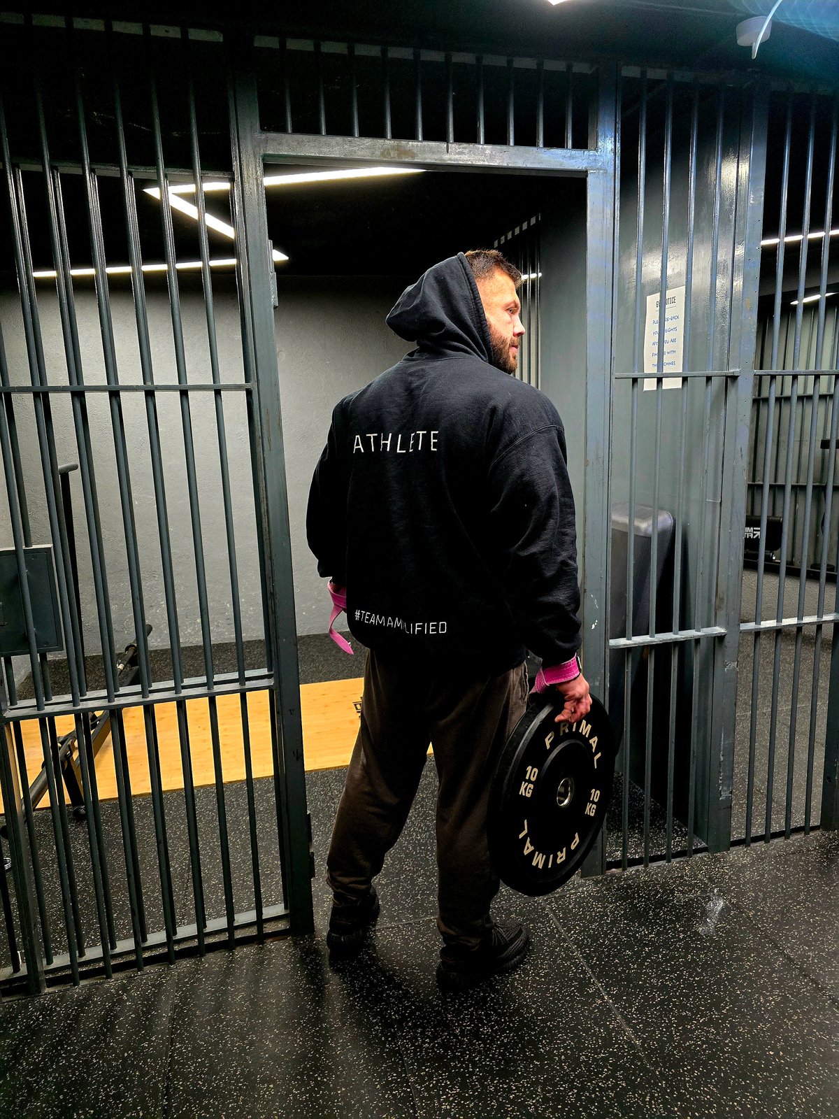 Amplified Black Zip Hoodie – Show Day Edition