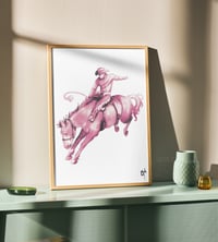 Image 1 of Cow-boy 2 print