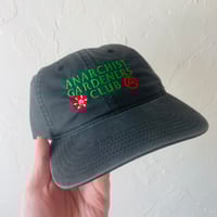 Image 3 of ANARCHIST GARDENERS CLUB HAT - FADED BLACK