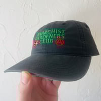 Image 2 of ANARCHIST GARDENERS CLUB HAT - FADED BLACK