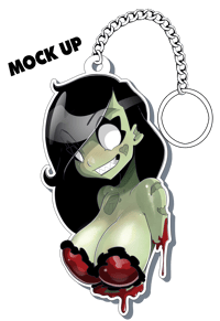Image 1 of Zombie Tramp KeyChain