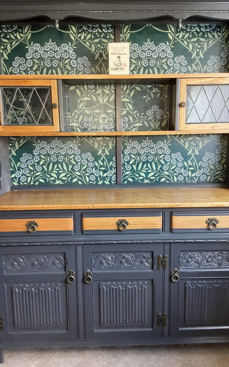 princess polly baby blue dress Breathing new life into this Welsh dresser 💙, A soft pale blue to  complement our wallpaper, while preserving the warmth of the original pine  top and timeless brass details., Combining old character main image 1