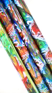 Image 1 of Pocketful of Sunshine, custom bespoke pen blanks Pressure cured with Alumilite Resin & colorful dyes