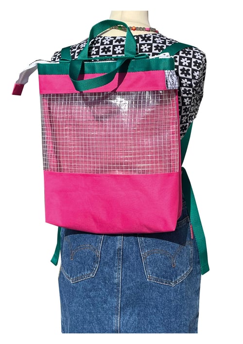 Image of Ghostbag Rose fushia et Vert