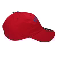 Image 2 of Nike Club Cap Atlanta Braves Hat Cap Mens Adjustable Strap Red The ATL MLB M-L