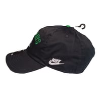 Image 2 of Nike Tampa Bay Rays Hat Cap Mens Adjustable M-L Black Throwback MLB Club Cap