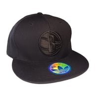 Image 1 of Adidas Brooklyn Nets Hat Cap Mens Fitted Size 7-3/4 Blackout Black NBA 100% Wool
