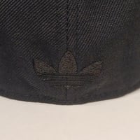 Image 4 of  Adidas Brooklyn Nets Hat Cap Mens Fitted 7 Black NBA Blackout 100% Wool