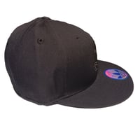 Image 5 of  Adidas Brooklyn Nets Hat Cap Mens Fitted 7 Black NBA Blackout 100% Wool