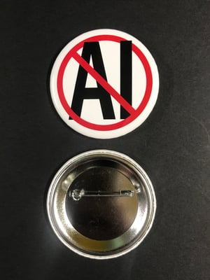 Image of REJECT AI JUMBO BUTTON