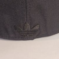 Image 5 of Adidas Brooklyn Nets Hat Cap Mens Fitted Sz 8 Black NBA 100% Wool New Dead Stock