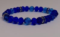 Image 2 of September Sapphire Bracelet - Crystal & Lava