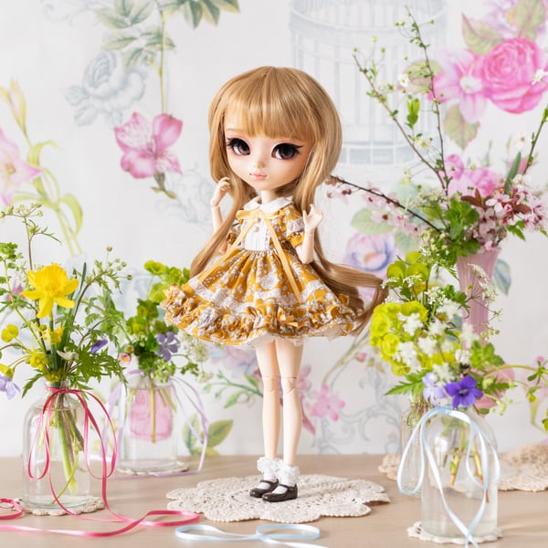 Image of Robe "Poppy" miel - Pullip