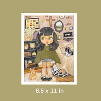 Image 1 of in my room ~ art print