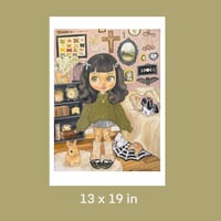 Image 2 of in my room ~ art print