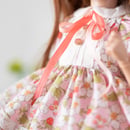 Image 3 of "Poppy" dress strawberry - Teacup Marionette