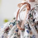 Image 2 of "Poppy" dress cinnamon blue - Teacup Marionette