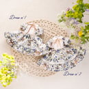 Image 4 of "Poppy" dress cinnamon blue - Teacup Marionette