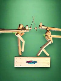 Image 6 of Fencing Style Block’em Pop’em WoodBots