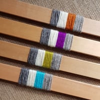 Image 5 of Handwoven Wool Scarf (Sky)