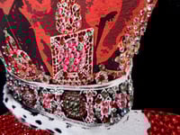Image 11 of Red Crown T shirt full bling
