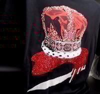 Image 13 of Red Crown T shirt full bling