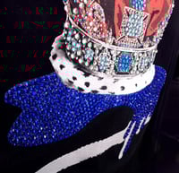 Image 5 of Blue Crown T shirt full bling